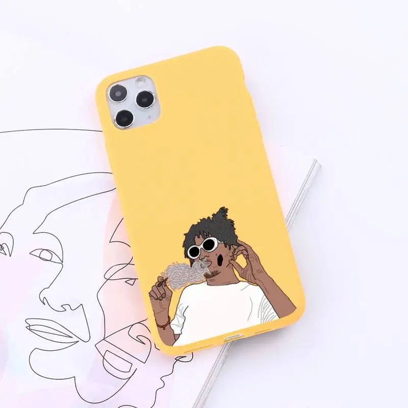 

Playboi Carti America rapper Phone Case Candy Color for iPhone 6 7 8 11 12 s mini pro X XS XR MAX Plus