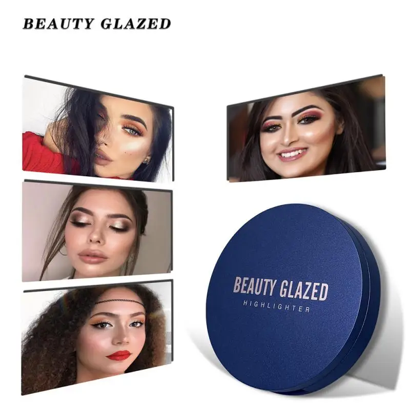 Хайлайтер Beauty Glazed 8 цветов палитра для макияжа лица сияющий контур блестящая