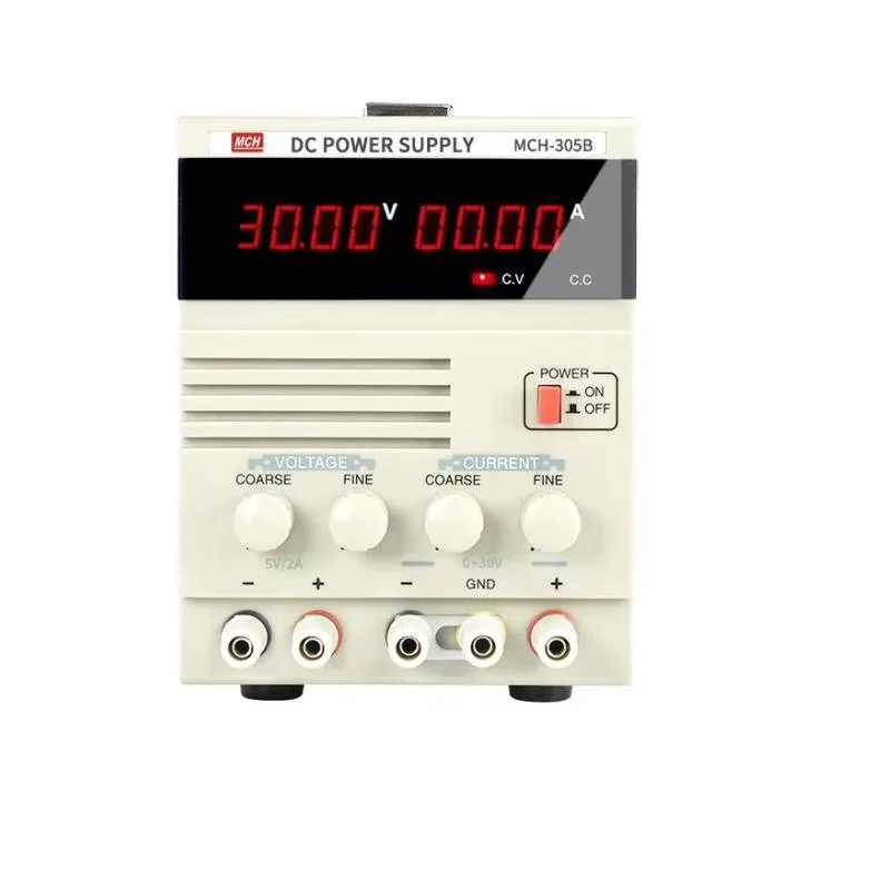 MCH-305B источник питания постоянного тока цифровой Регулируемый источник питания лабораторный источник питания 220В тороидальный трансформатор MCH305B