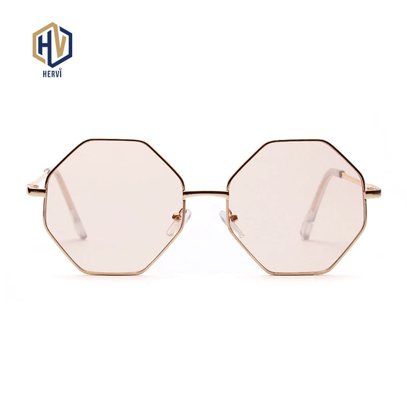 Женские винтажные солнцезащитные очки мужские металлические золотистые зеленые