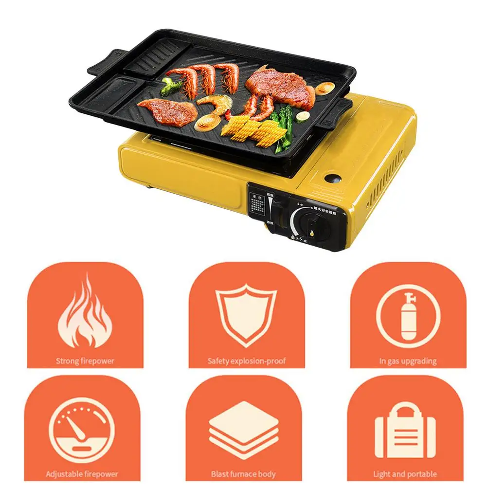 КВт кассета для кемпинга пикника гриля газовые плиты горелка мини-кассета печь