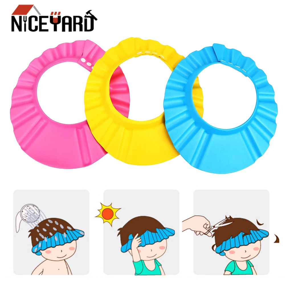NICEYARD шапочка для ванны и душа Регулируемая Шапочка ухода за ребенком мягкая