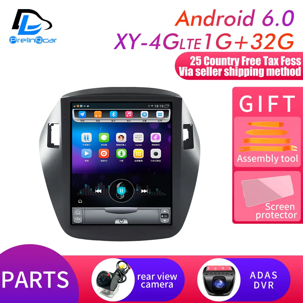 XY-4G Lte 1G32G DVR 4G Lte 32G rom вертикальный экран android система Мультимедиа Видео Радио плеер для hyundai IX35 Навигация стерео - Цвет: XY-4G Lte 1G32G DVR