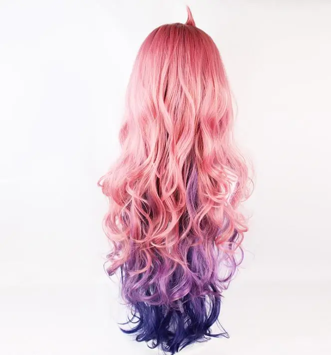 

90cm Anime Cosplay Seraphine Ponytail Wig Cosplay Costume KDA Heat Resistant Synthetic Hair Women Halloween Party Wigs
