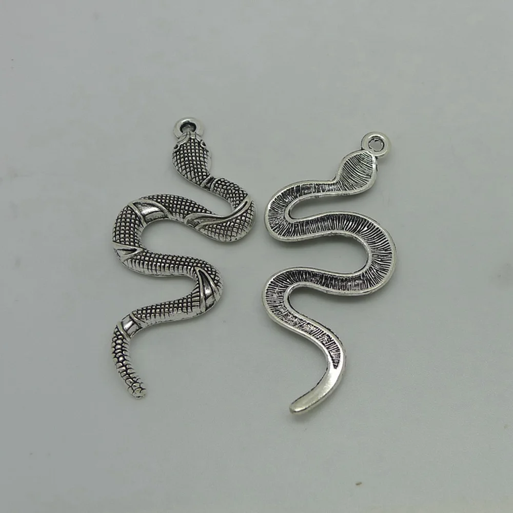 

Charms Pendants For Neck Women Snake Charms 55x25mm 3pcs