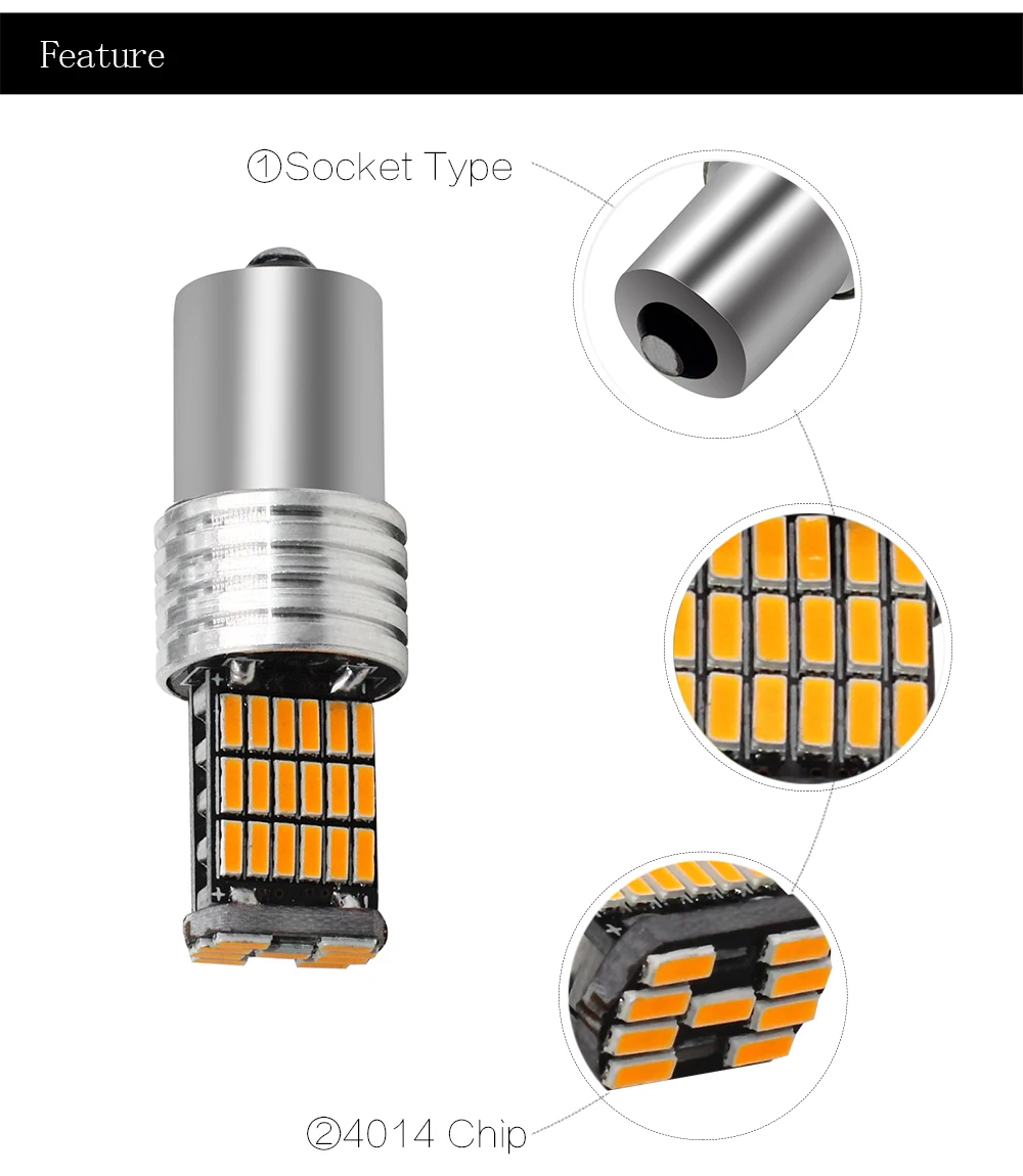 1 шт. 1156 1157 3157 BA15S S25 7440 7443 T15 автомобильный светильник s 45 SMD светодиодный лампы 4014 задний тормоз Поворотная сигнальная лампа Запасной светильник AC/DC 12V