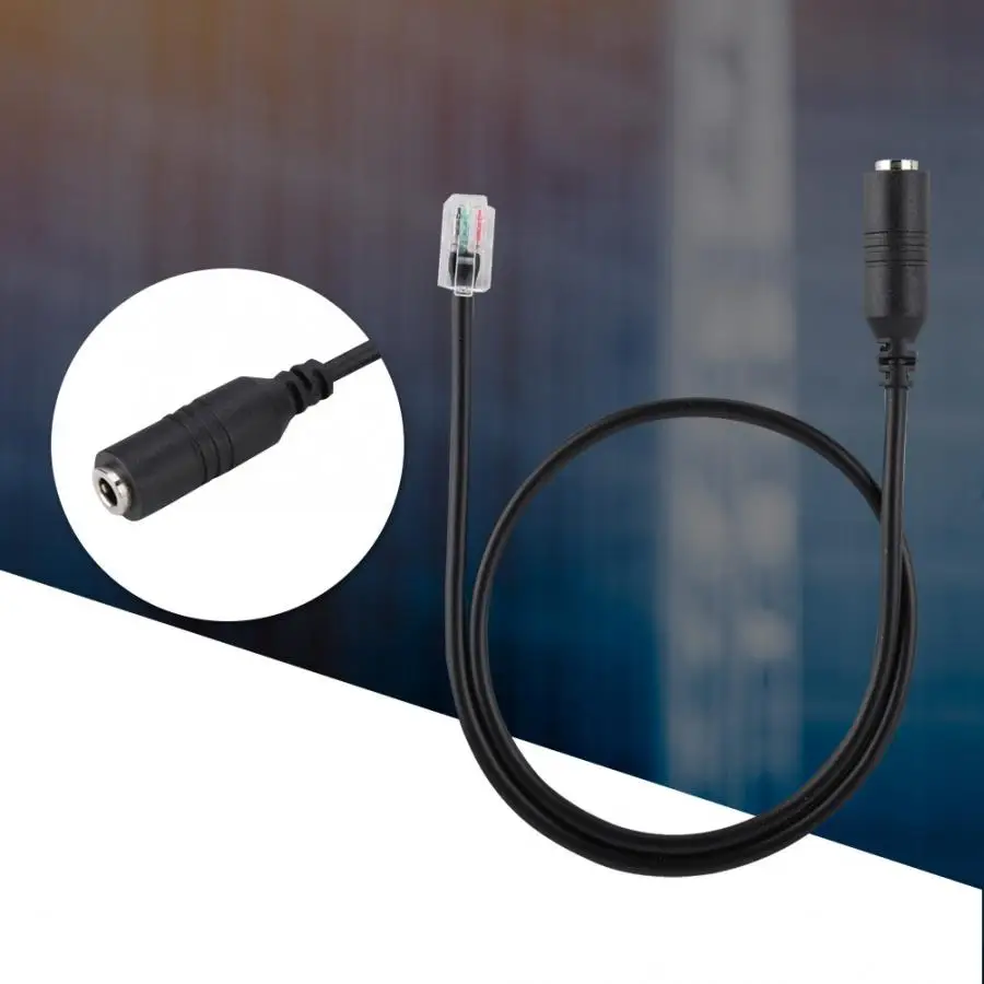 Новый 3 5 мм Интерфейс гарнитуры для смартфонов RJ9/RJ10 Кабель-адаптер офисных