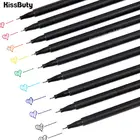 12 шт.компл. 0,4 мм цветные волокна, фломастеры, маркеры, рисование, фетровые наконечники, ручки, набор тонких крючков, ручки для граффити, эскизов, рисование, искусство