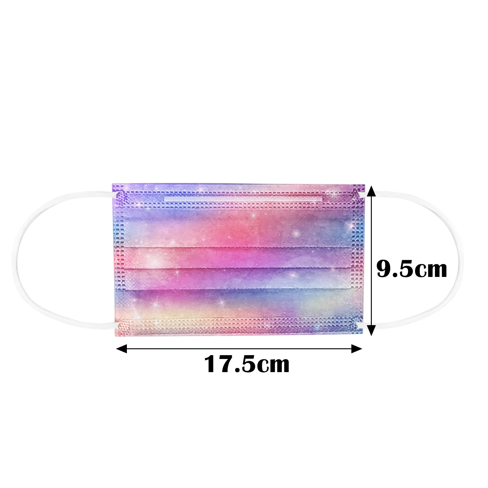 

50pcs Adult Unisex Face Mask Mix Color Mouth Mask Dustproof 3 Layer Mouth Cover Disposable Protective Muffle Masks Mascarillas