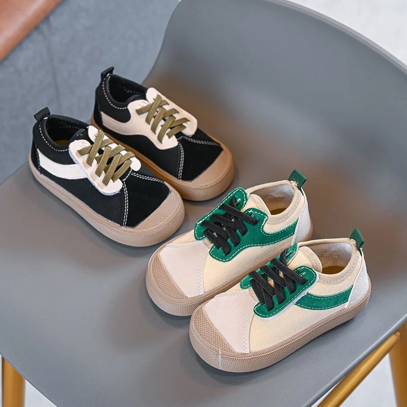 

Children Canvas Shoes Summer 2022 New Boys and Girls Casual Flats School Shoes Non-slip Cute Student All-match Fashion 21-30 Hot