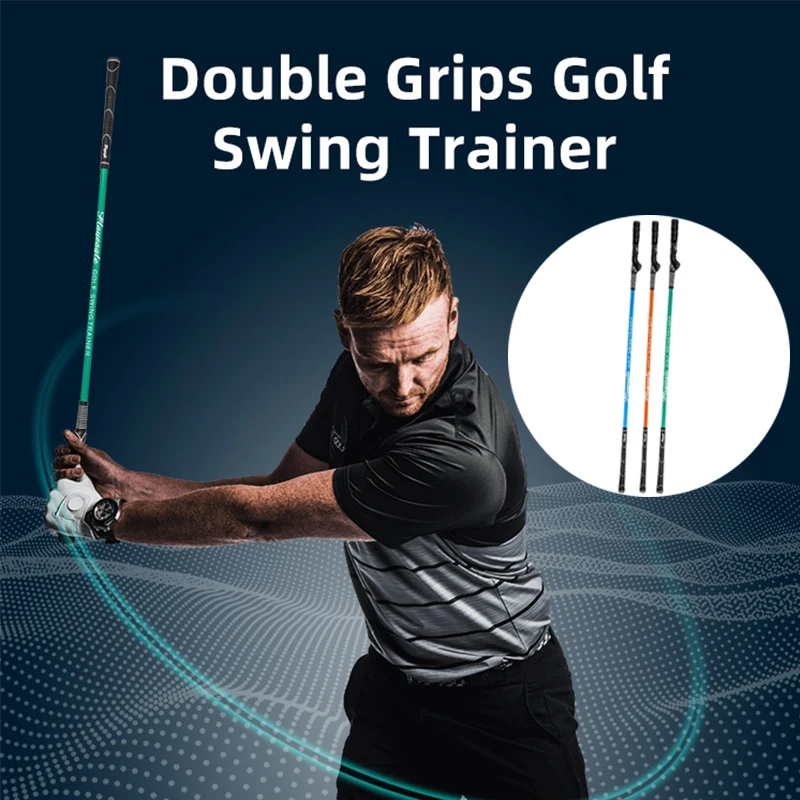 

Тренажер для игры в гольф PLAYEAGLE с двойным захватом, 103,5 см, качающиеся палочки с резиновым захватом, Тренажер для гольфа, оборудование для под...