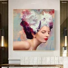 Картина на холсте Lita Cabellut сказочные Цветочные плакаты и принты современная картина на стену для декора интерьера гостиной