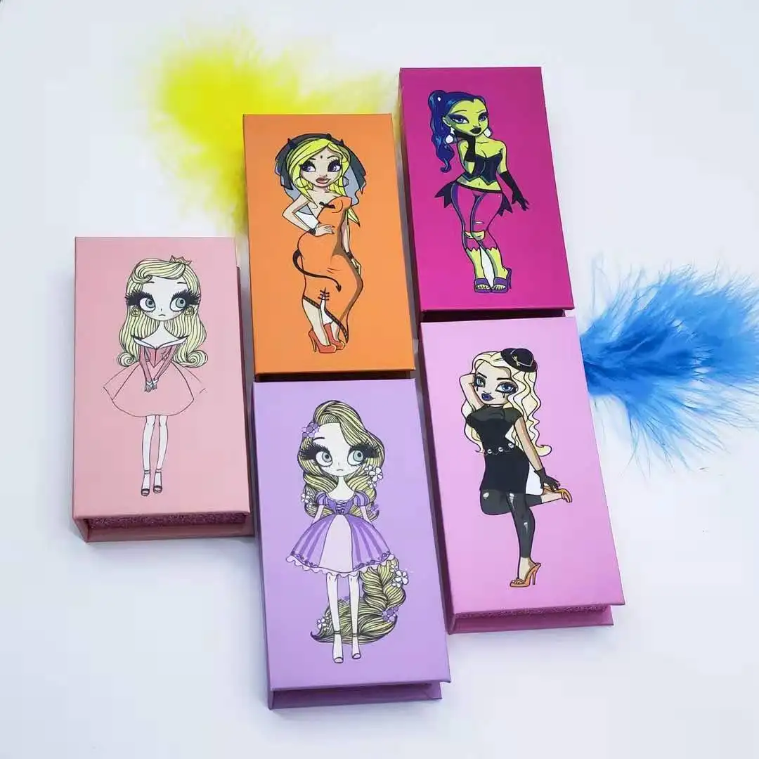 

Девушка ресница упаковке оптовая продажа красочный прямоугольный ресницы чехол новый ресниц Коробки оптом с фокусным расстоянием 25 мм нор...