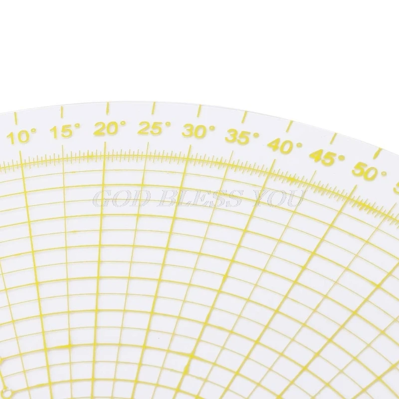 

Tailor Sewing Tools Quilting Patchwork Scrapbook Circle Fan Foot Seam Ruler DIY Drop Shipping