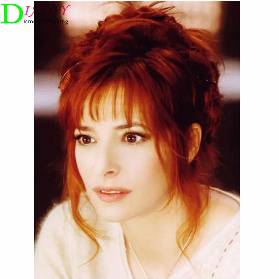 

Full Square/Round Drill 5D DIY Diamond Painting "France singer Mylene farmer" Embroidery Cross Stitch 3D Home Decor