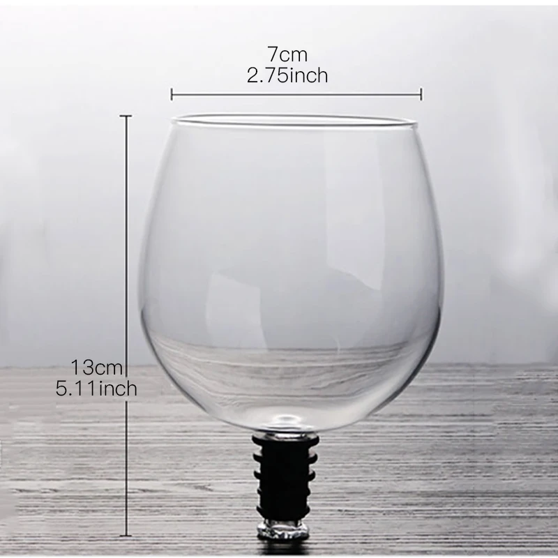 Бокалы для красного вина с силиконовым уплотнением Прямая поставка из бутылки