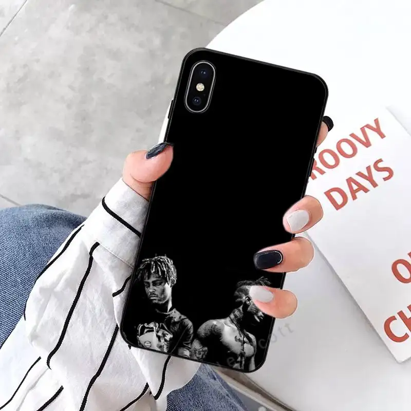 

YNDFCNB Rapper Juice WRLD Phone Case for iPhone 11 12 mini pro XS MAX 8 7 6 6S Plus X 5S SE 2020 XR