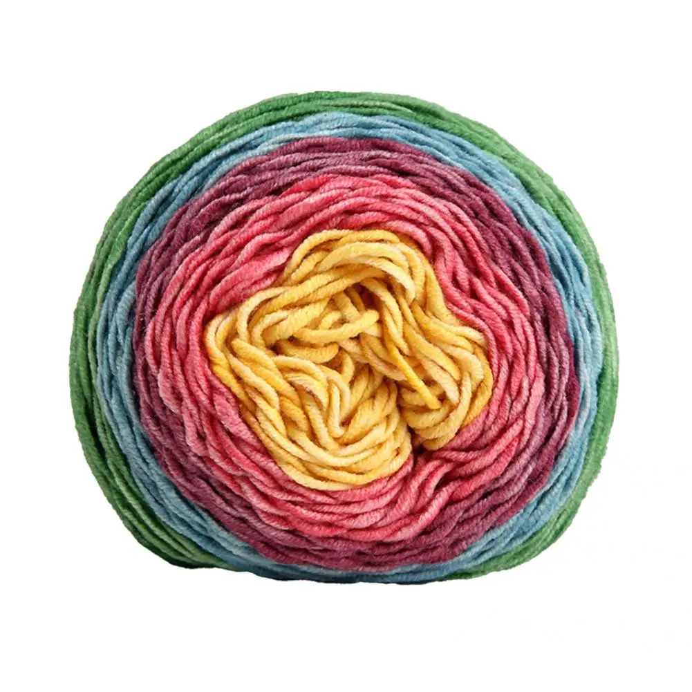 Декоративная нить для вязания крючком многофункциональная пряжа красивая