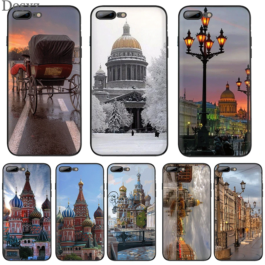 Чехол для iPhone 7 8 6 6s Plus 11 Pro XR X XS Max роскошный чехол Российской Федерации в Москву
