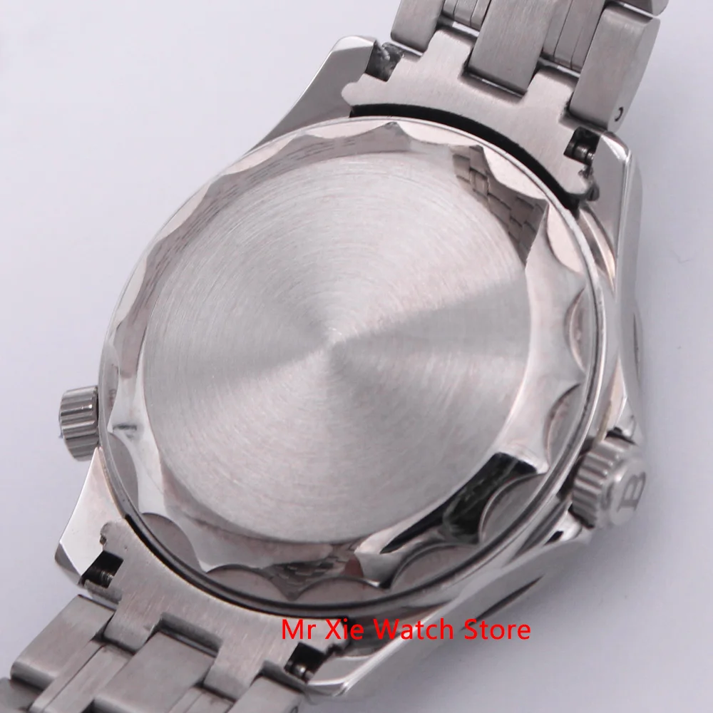 

Bliger 41mm Automatic Mechanical Mens Watch Sapphire Crystal Stainless Steel Bracelet Luminous Calendar Clock GMT Male Watch