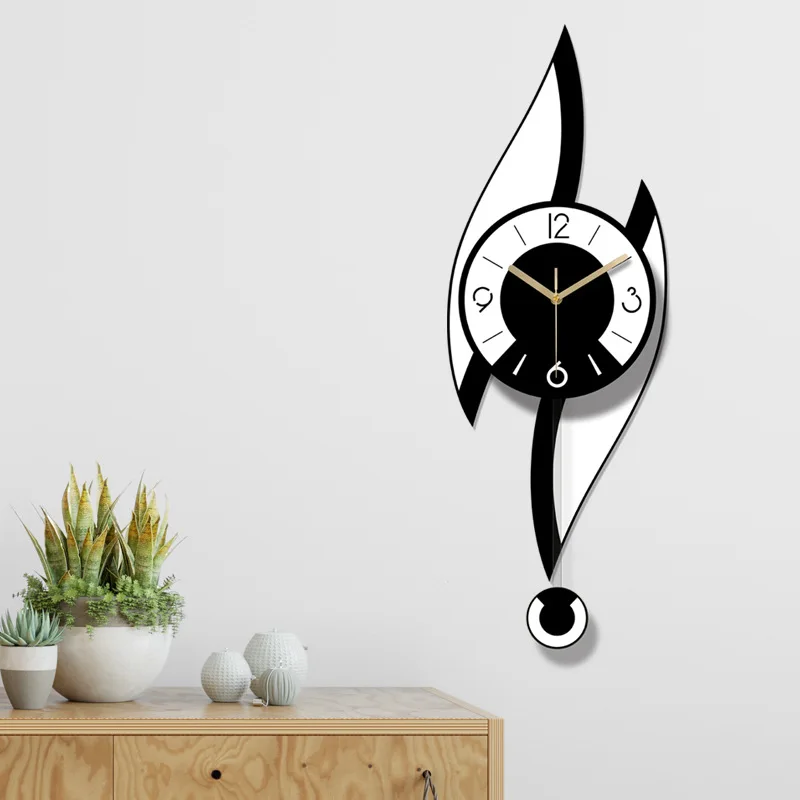 

2020 creative acrylic wall clock handicraft modern design wall clock send friends fashion quiet, birthday gift wall clock