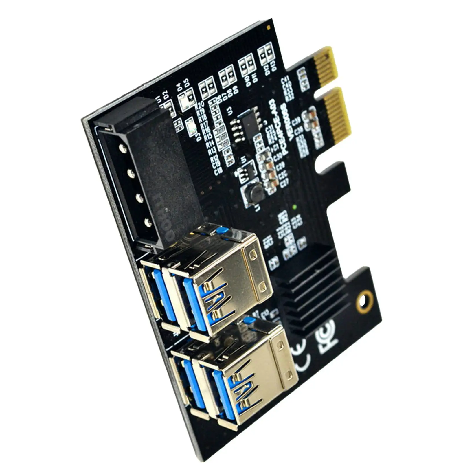 Двухслойный PCI E USB 3 0 интерфейс x 4 Райзер адаптер плата 1x до USB|Персонажи