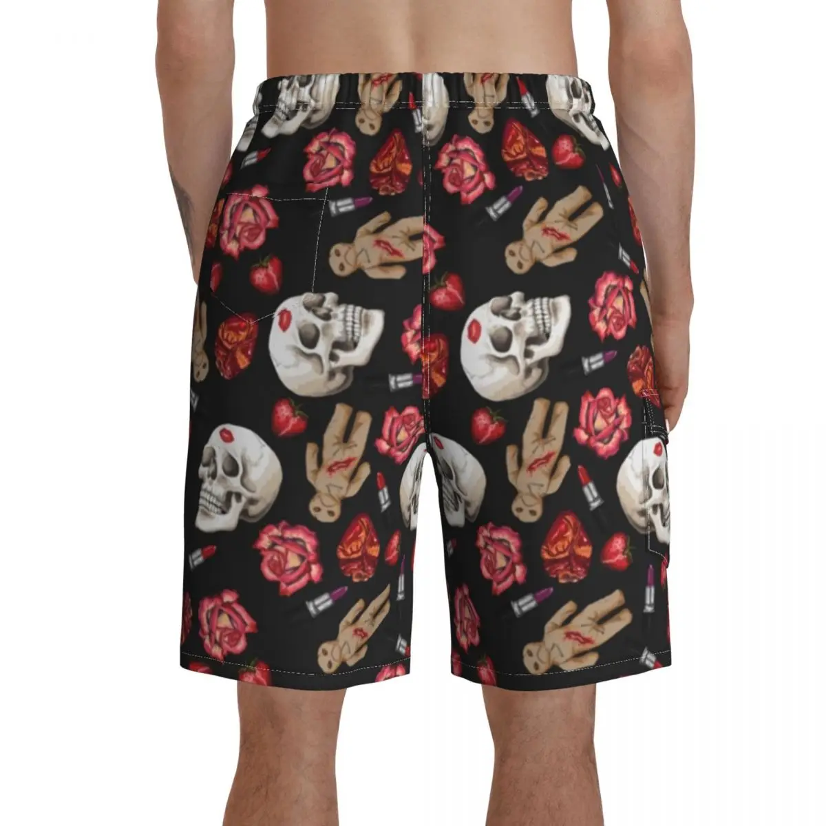 

Spooky Board Shorts Polyester Swimming Trunks Beach Pattern Men Swim Trunks