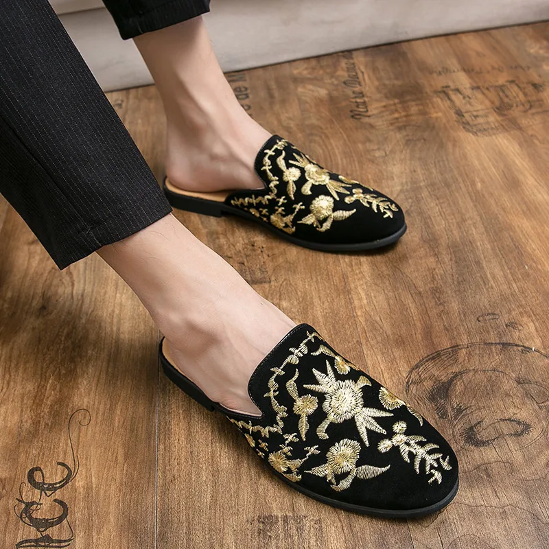

Office Business Flat Gentleman Light New 2021 Designer Men's Shoes Sandals Non-slip Wear-resistant Personality Carved