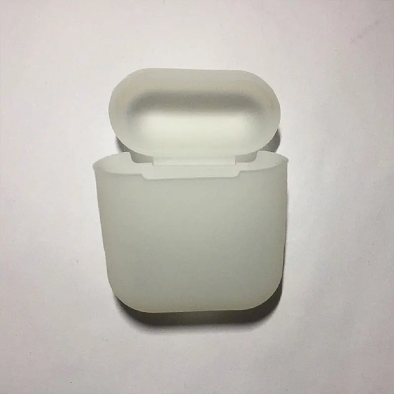 Светящийся силиконовый чехол для AirPods 1:1 Apple Air Pods Bluetooth Беспроводная коробка