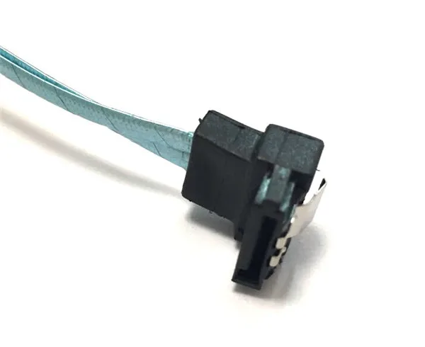 Preise 100PCS SATA 3 Kabel 90 Grad Winkel SATA III Kabel 6 GB/s Daten SATA 3,0 Kabel Für SDD HDD Blau 40CM