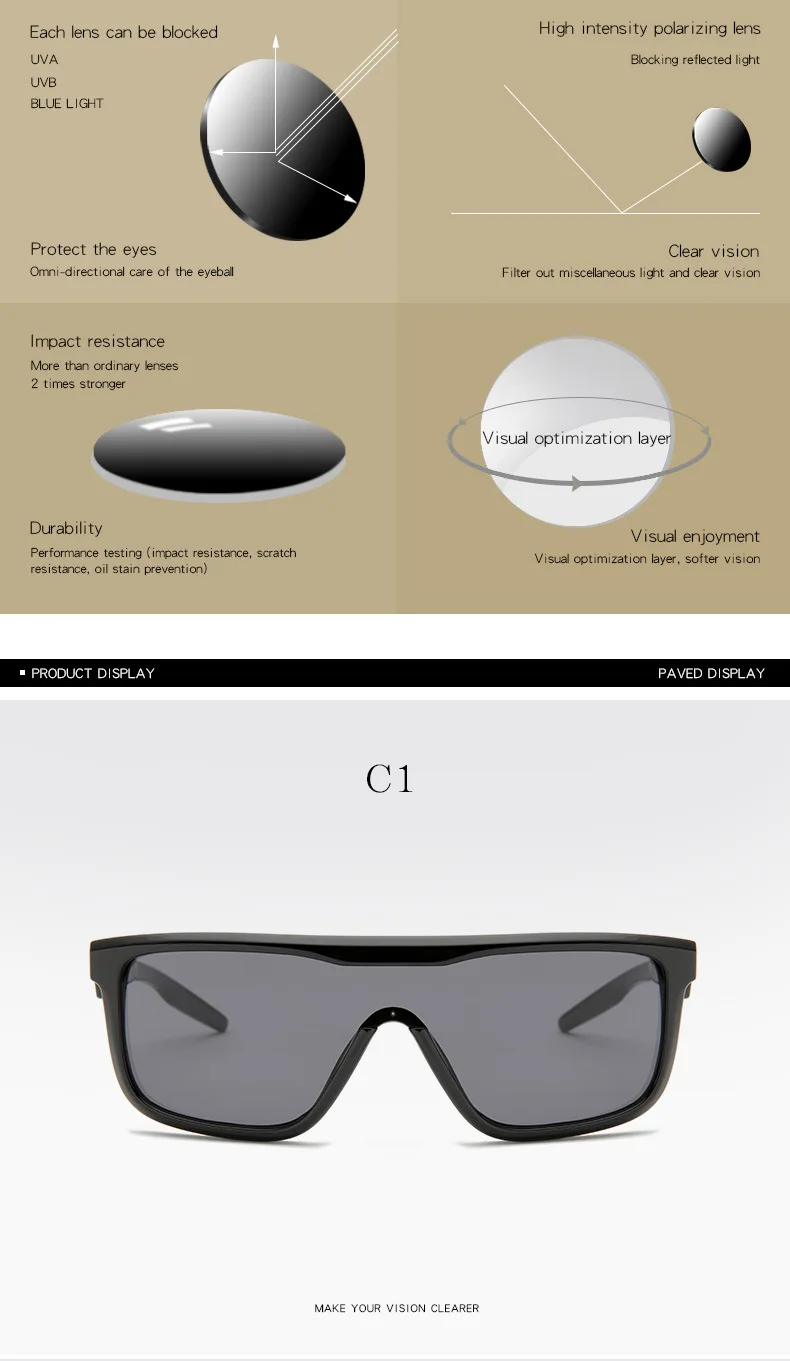 

New Sunglasses Two-color Colorful Sunglasses Conjoined Sports Sunglasses Windproof Riding Glasses