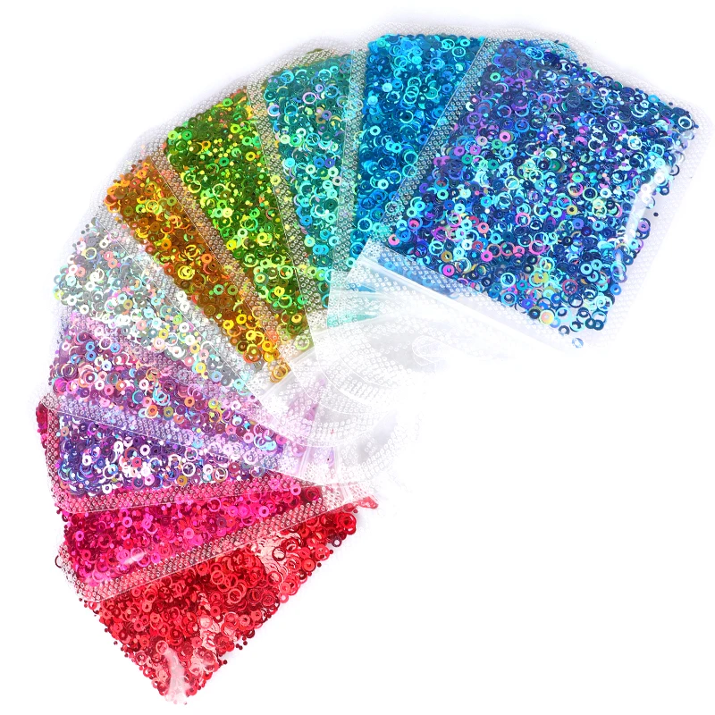 

Pandora charms Nail Glitter Sequins Sparkly Nails Stickers Art 3D SnowflakeThin Circular Flakes Decor Nail Decoration Accessorie