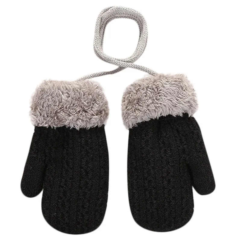 kids gloves Toddler Baby Girls Boys Outdoor Winter Patchwork Keep Warm Mittens Gloves #4AA14 | Детская одежда и обувь