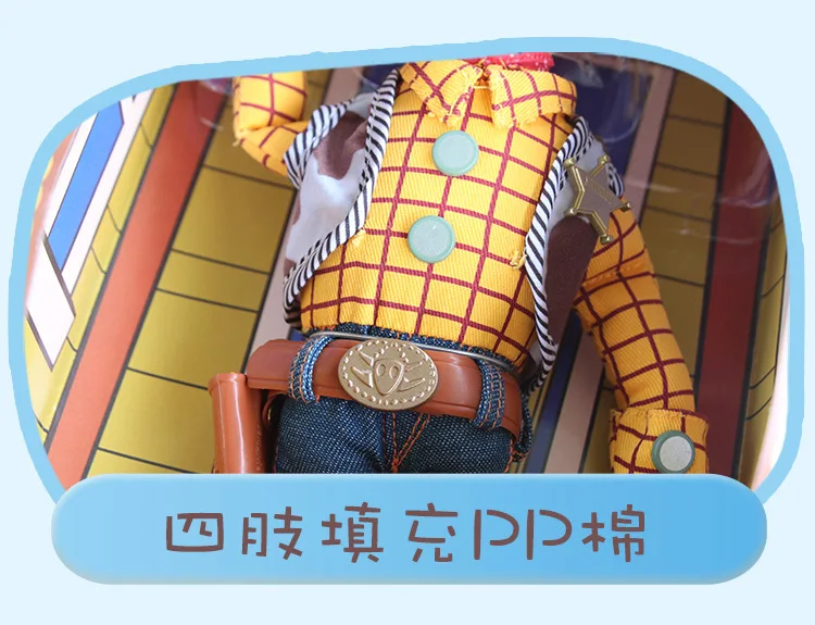 16 ''disney Pixar Toy Story 4 говорящая Вуди Джесси Базз Лайтер Бо Пип кукла Фигурки Коллекционная модель игрушки для детей