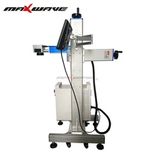 20W 30W 60W 3D Flying Fiber Laser Marking Machine Raycus Price For Mobile Phones Metal Plastic