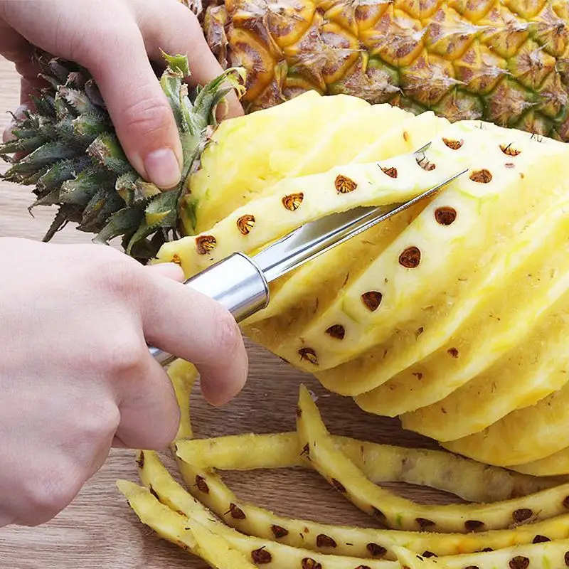 

Новинка, креативная практичная Овощечистка из нержавеющей стали для удаления ананасов, приспособление для удаления зерен, домашние кухонн...