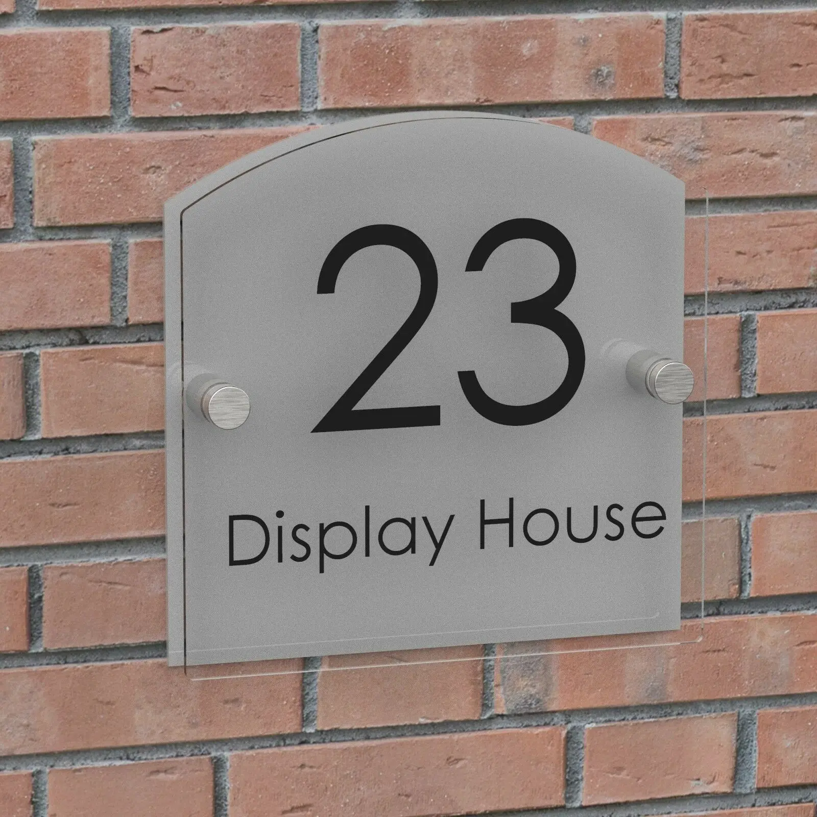 Displaypro акриловая табличка с цифрами для дома прозрачная дверная из плексигласа