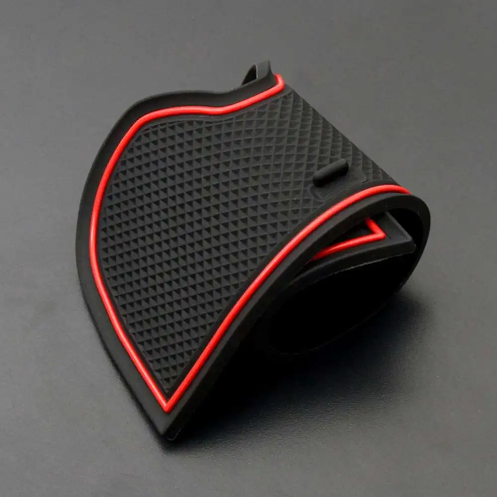 

1 Kit Car Door Slot Mat Central Control Storage Mat Water Cup Non-slip Mat