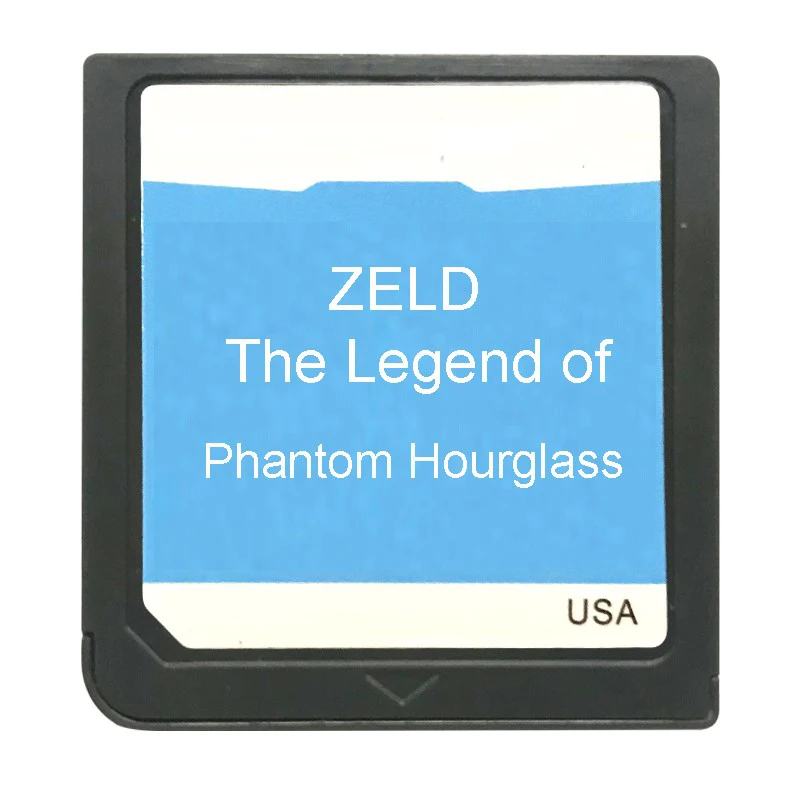 Картридж для видеоигр The Legendof Zeld Phantom Hourglass DS 3DS 2DS Версия США Английский