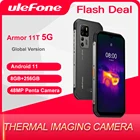 Ulefone Armor 11T 5G FLIRПрочный телефон с тепловизионной камерой, Android 11, 8 ГБ, 256 ГБ, водонепроницаемый телефон