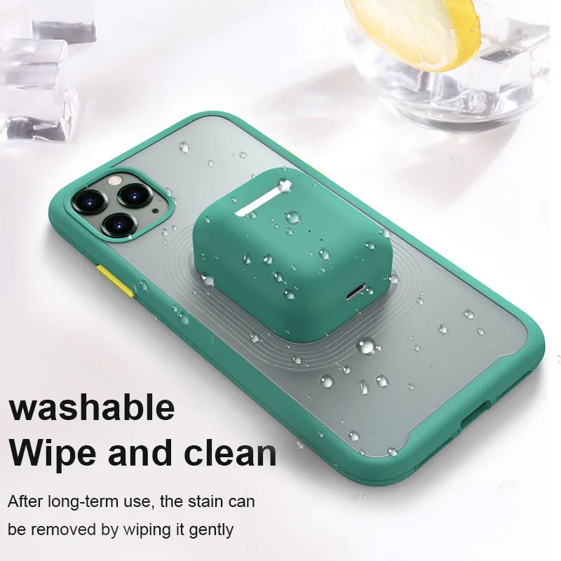 

Bluetooth Headphone Case For iPhone 11 Pro Max 7 8 Plus X Xr Xs Case Magnetic Cover For Airpod 2 1 Case For iPhone SE 2020 Coque