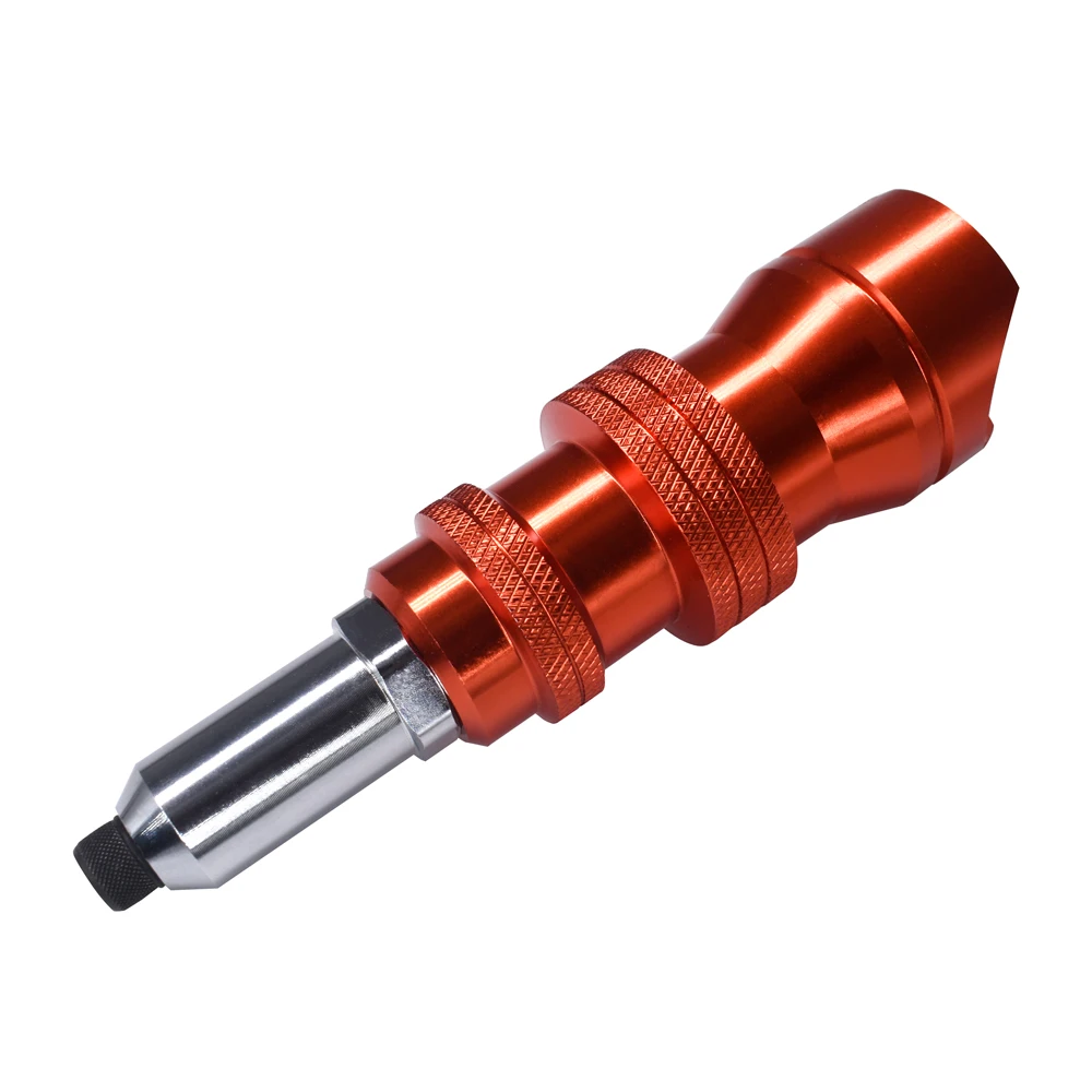 

Upgrade Electric Rivet Gun 2.4mm-4.8mm Riveting Adapter Insert Cordless Drill Aluminum Rivet Nut Riveter Insert Nail Power Tools