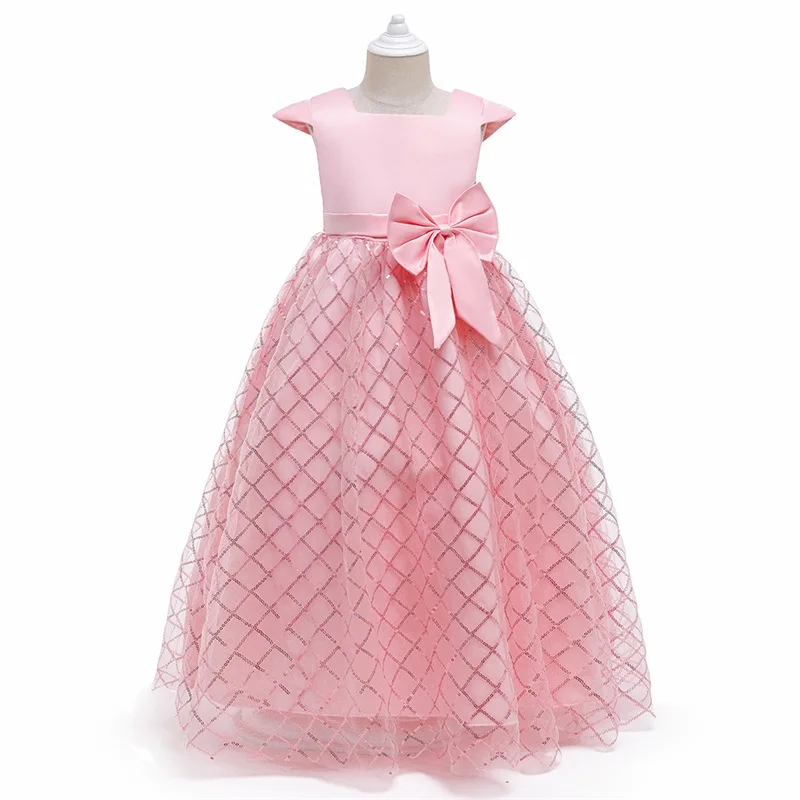 

Детское платье принцессы с блестками вечерние дня рождения, выпускного вечера, свадьбы, подружки невесты, летнее платье для младенцев, плат...