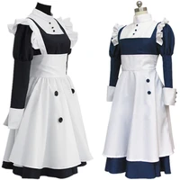 cross dress maid mey rin cosplay costume for men women butler housekeeper stage performance dresses black white hallween suit