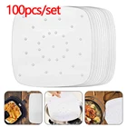 100 шт.набор, антипригарная бумага для фритюрницы, 789 дюймов