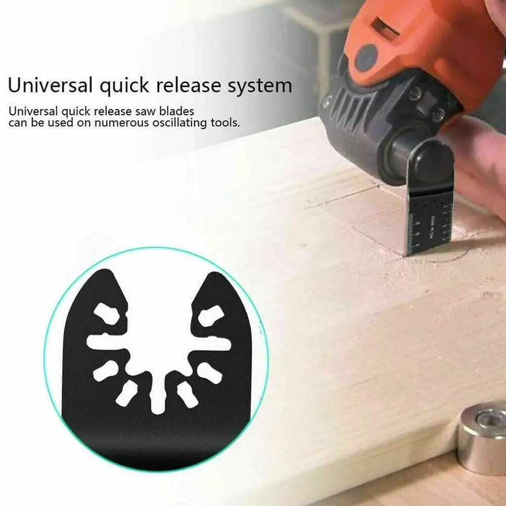 

1Pcs 34mm Universal HCS Oscillating Multi Tool Saw Woodworking Cutter Blades For Metal Tools Cutting Wood Multitool Power V0B8
