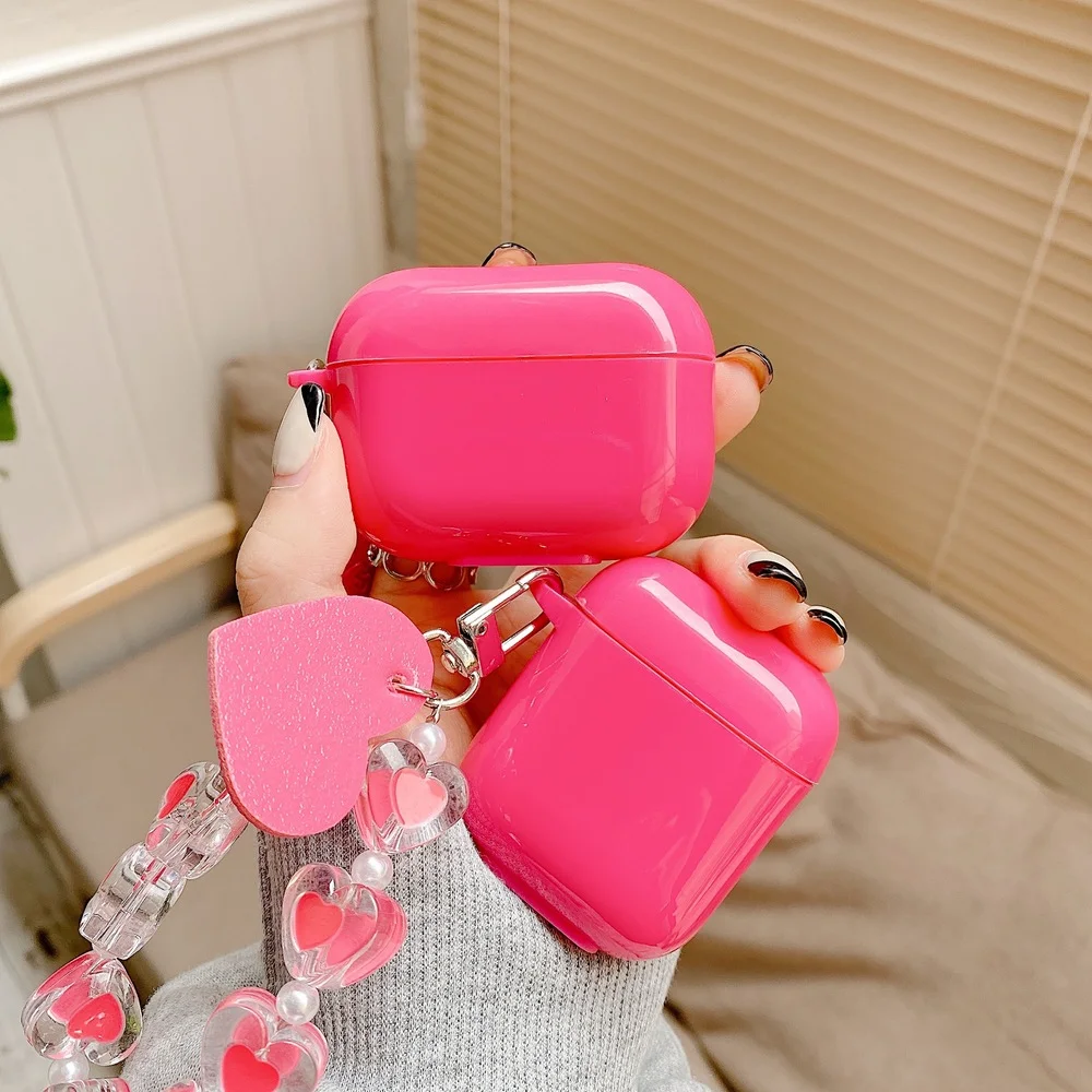 

For Airpods Pro1 2 3 TUP Material Bracelets Lanyard Chain Strap Chain Case Wireless Bluetooth Earphone Accessories Headphone Box