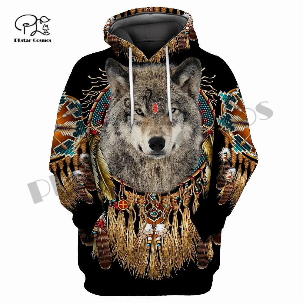 

PLstar Cosmos 3Dprint Newest Animal Wolf Art Harajuku Premium Streetwear Funny Unique Awsome Casual Hoodies/Sweatshirt/Zip R-21