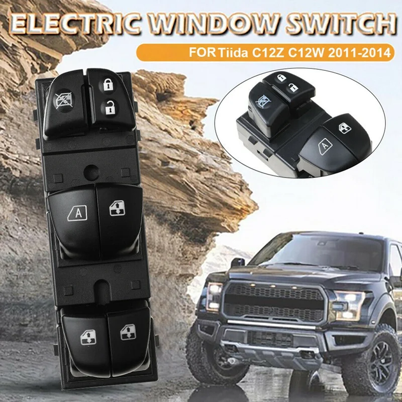 

Car Electric Power Window Master Control Switch for Nissan Tiida Altima Sylphy X-Trail Qashqai 25401-3DF0B