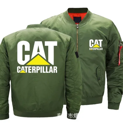 

New Autumn Winter Flight Jacket Cat Coat Mens Womens Warm Casual Zipper Baseball Jacket